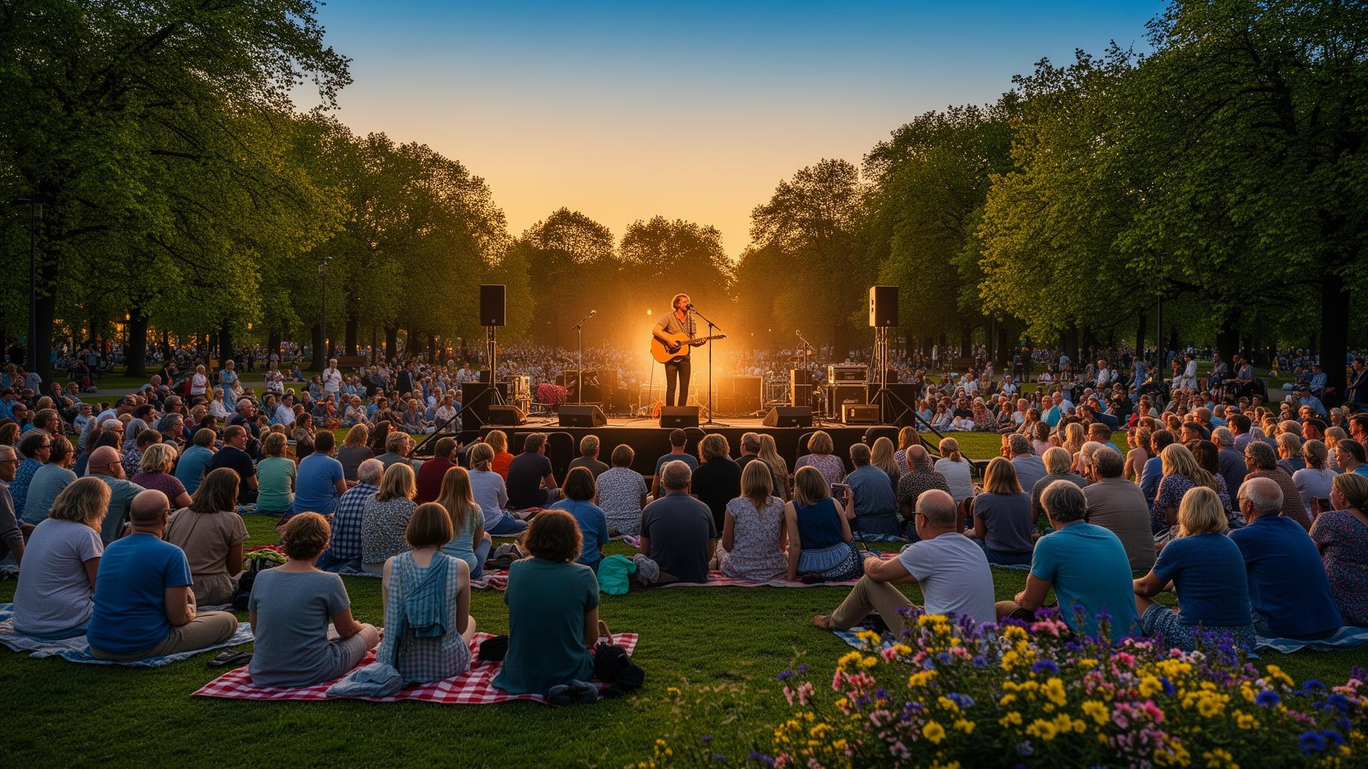 Sommarsöndag 12 juli i Ramnaparken